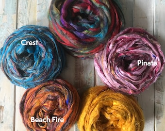 Knitting Wet Nuno Needle Felting Spinning Beaver Weaving 100g//3.5oz Crafts Extra Fine Merino Wool Roving