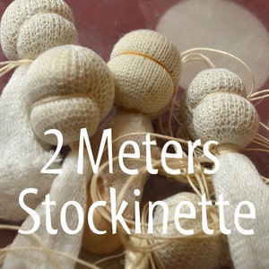 Stockinette 2 meter of Gauze, Waldorf doll making Inner-head tubing image 1