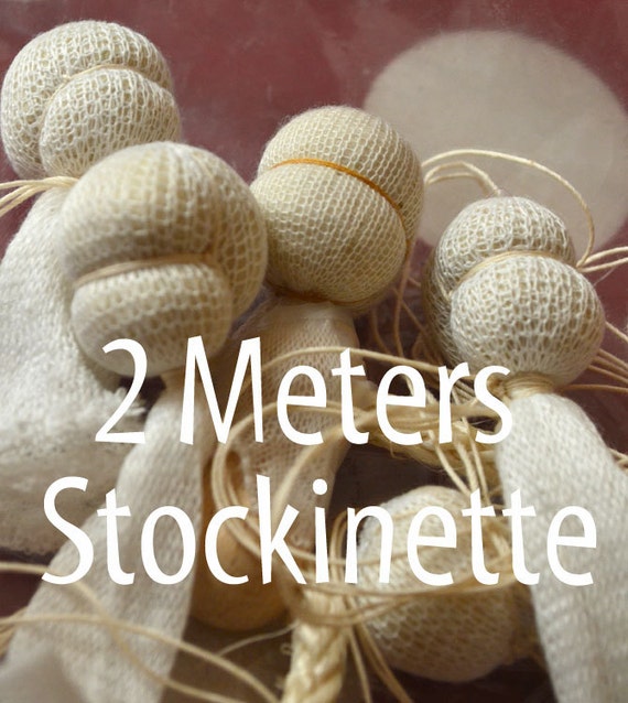 Stockinette 2 meter of Gauze, Waldorf doll making Inner-head tubing