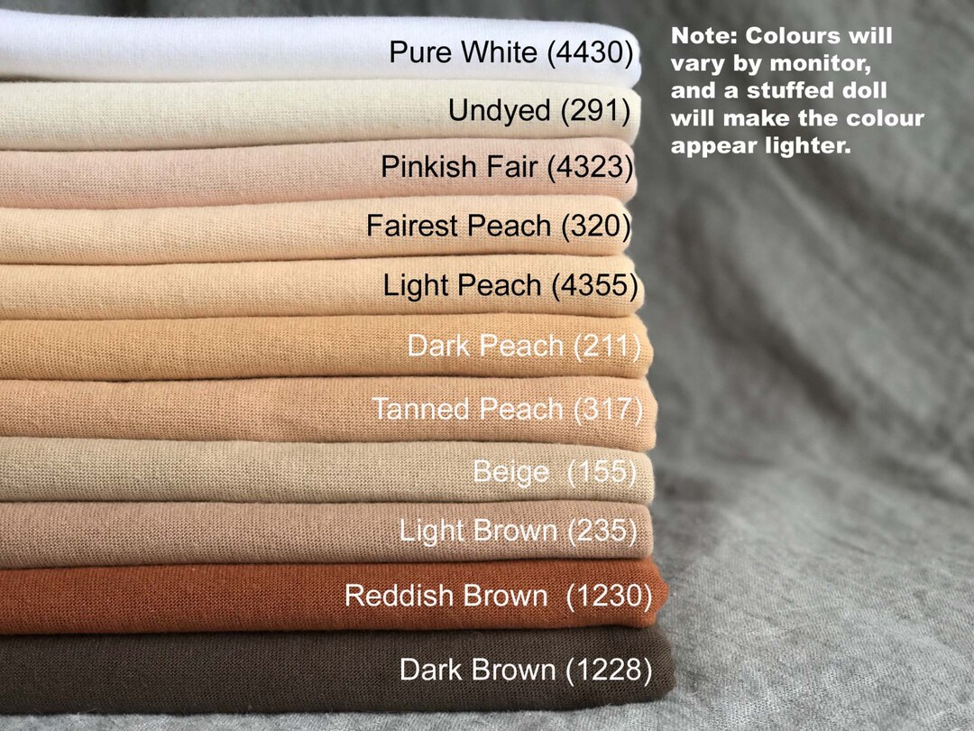 Heavy Doll Making Jersey, Heavy Weight, Swiss Quality, Laib Yala