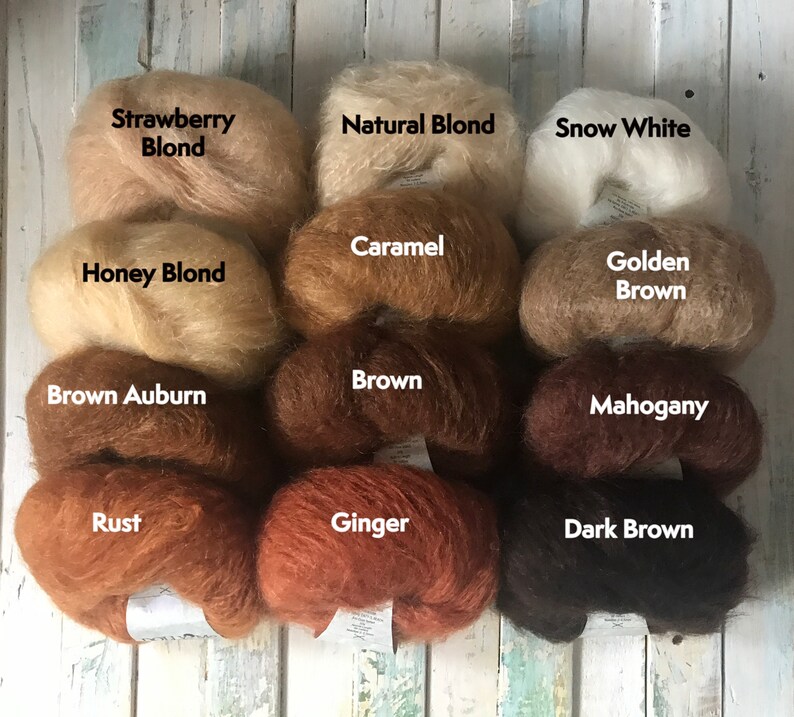 waldorf doll hair