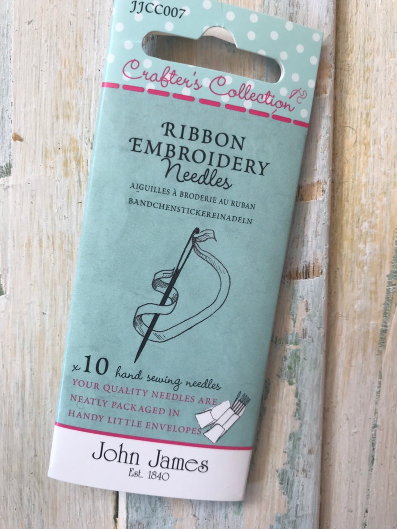 Ribbon Embroidery Needle Set 10 Needles Etsy