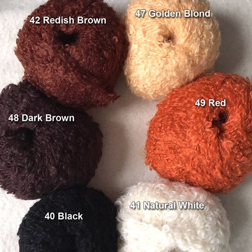 Dollymo Mohair Bouclè large Curl for Waldorf Doll Hair - Etsy