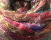 Sari Silk Roving - 50 grams (1.75oz)