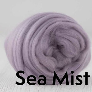 16 Micron Merino Wool Roving Top, 50 gr. 1.76 oz. For Wet Felting, Nuno Felting, Needle Felting, Spinning, etc. image 8