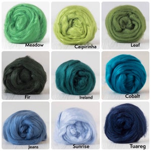 Viscose Roving 100 grams 3.5oz 49 colours available image 4