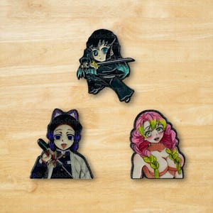 Demon Hunter Masters - Anime Enamel Pins | Otaku Brooches | Perfect for Fans & Collectors | Anime Collectibles | Studio Senpai