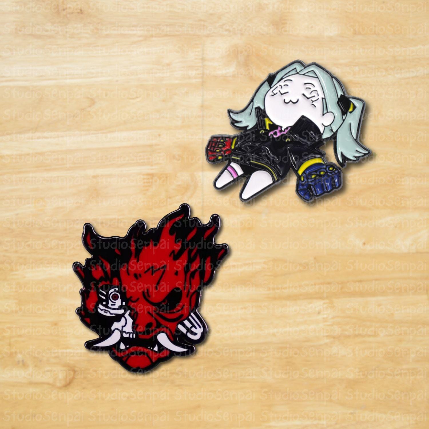 Chrome City Outlaw - Anime Enamel Pins | Otaku Brooches | Perfect for Fans & Collectors | Anime Collectibles | Studio Senpai