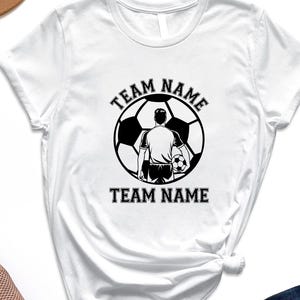 Personalized Soccer Player Shirt, Custom Soccer Ball ,Soccer Lover T Shirt, Soccer Ball Name T shirt, Custom Soccer Player Tee Shirt Present