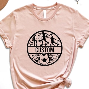 Custom Soccer Shirt, Soccer Graphic Tees, Sport Shirt, Soccer Outfit, Personalized Soccer T-Shirt, Soccer Mom Shirt, Soccer Player Gifts