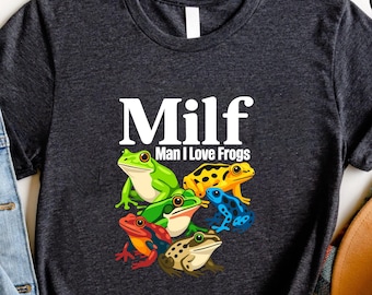 Frogs T-shirt, Meme I Love Frogs T Shirt, Vintage Style Unisex T-Shirt, Offensive Unisex Tee, Inappropriate Funny Gag Gift, Gen Z Meme Tees