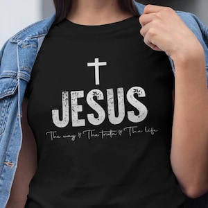 Aesthetic Christian T-shirt, Gift For Men, Christian Apparel Shirt, Jesus Tshirt, Christian Friend Gift, Clothing Bible Verse T Shirt Gift