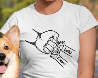 Dog Dad Gift for Dog Lover, Custom Dog Dad Shirt for Fathers Day Gift for Men, Dog Dad TShirt for Men, Dog Mom Gift Birthday Gift for Dad,