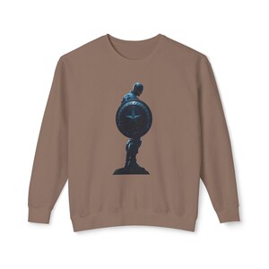 Captain America Sweatshirt: Heroic Silhouette, Unisex Fan Apparel image 4
