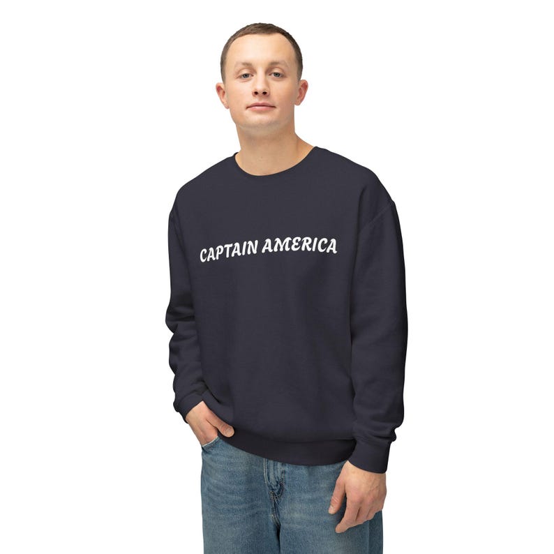 Captain America Hero Sweatshirt - Stylish Marvel Fan Apparel - Comfortable Crewneck for Men and Women image 10