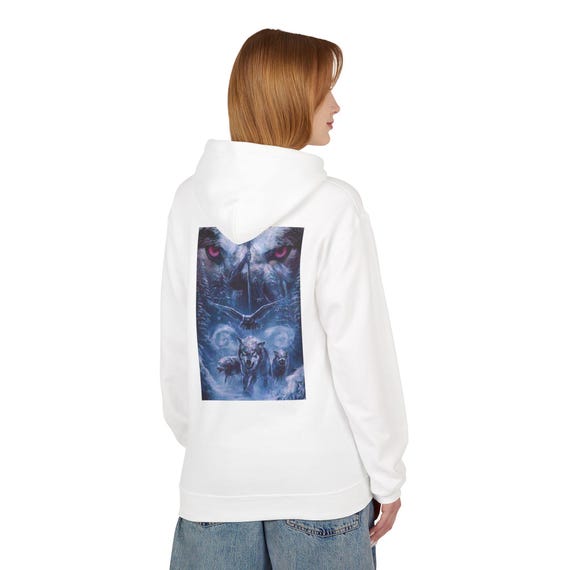 Wolf Hoodie for Men and Women Wild Animal Graphic Sweatshirt