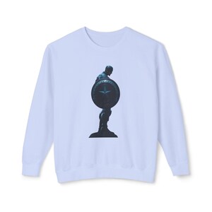 Captain America Sweatshirt: Heroic Silhouette, Unisex Fan Apparel image 8