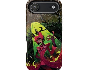 Hazbin Hotel Alastor Tough Case - Dark Demon Aesthetic Phone Cover for iPhone Samsung Google Pixel Fans Gift, Protection Sleeve, Durable