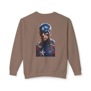 Captain America Hero Sweatshirt - Stylish Marvel Fan Apparel - Comfortable Crewneck for Men and Women image 6