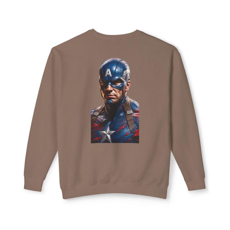 Captain America Hero Sweatshirt - Stylish Marvel Fan Apparel - Comfortable Crewneck for Men and Women image 6