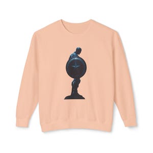 Captain America Sweatshirt: Heroic Silhouette, Unisex Fan Apparel image 3