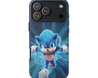 Funda resistente de Sonic the Hedgehog para iPhone, Samsung y Google Pixel / Funda de anime a prueba de golpes para juegos