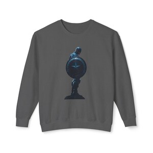 Captain America Sweatshirt: Heroic Silhouette, Unisex Fan Apparel image 5