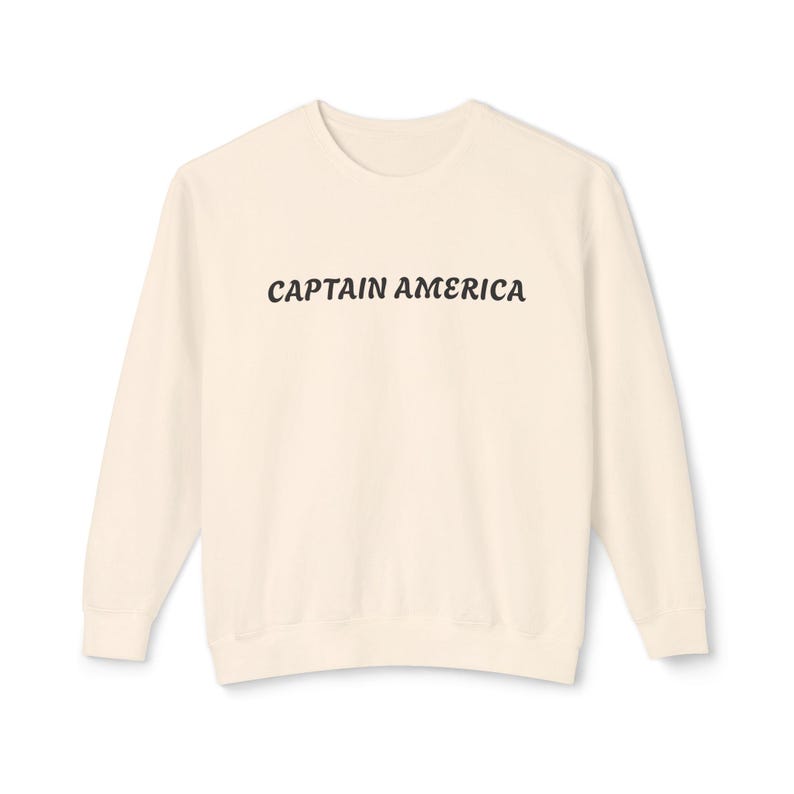 Captain America Hero Sweatshirt - Stylish Marvel Fan Apparel - Comfortable Crewneck for Men and Women image 3