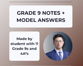 Edexcel GCSE History Revision Pack (Grade 9) | Notes + Model Essays (100+ Pages)