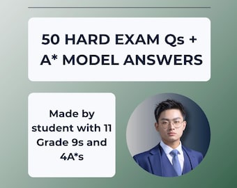 Edexcel IGCSE Biology Grade 9 Exam Pack: 50+ Questions & Model Answers (40+ pages)