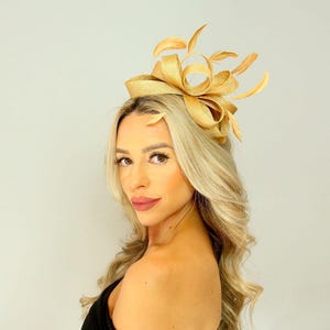 Gold Fascinators for Weddings - Etsy