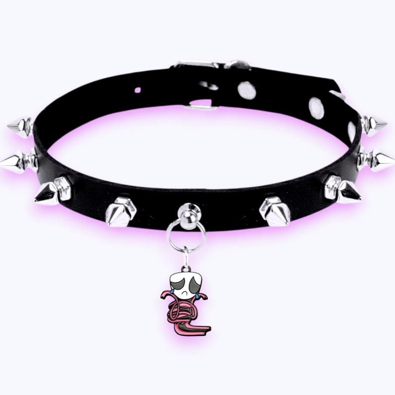 RESTOCKED! TADC Choker Necklace Leather Pomni Jax Gangle Zooble Kinger Bubble Caine Circus Jester Cartoon Gangle