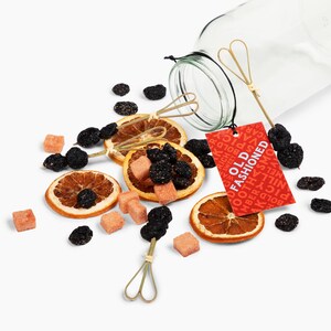 Old Fashioned Cocktail Kit - Easy DIY infusion gift idea for whiskey and bourbon lovers, Valentine's, groomsmen, bachelor party, or birthday