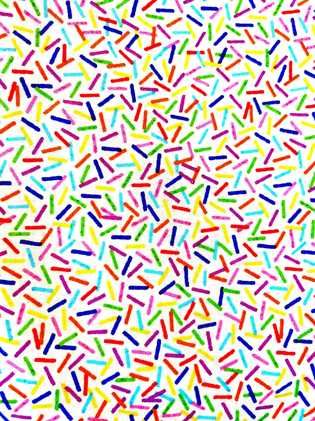 Sprinkles Fabric Confetti Sprinkles Candy Sprinkles Fabric 100 Cotton FQ Ships 1 Business Day