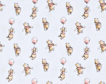 Winnie the Pooh Flannel  Fabric  100% Cotton FQ   Ships 1 Business Day