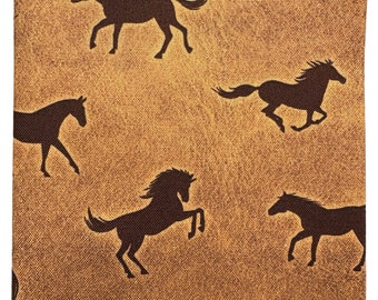 Horse Fabric Horses All Over Print Fabric  Fabric 100% Cotton  FQ Ships 1 Business Day