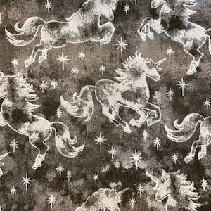 Unicorn Fabric  Sun Drenched Unicorns By Fabric Traditions   100% Cotton Fat Quarter Ships 1 Business Day