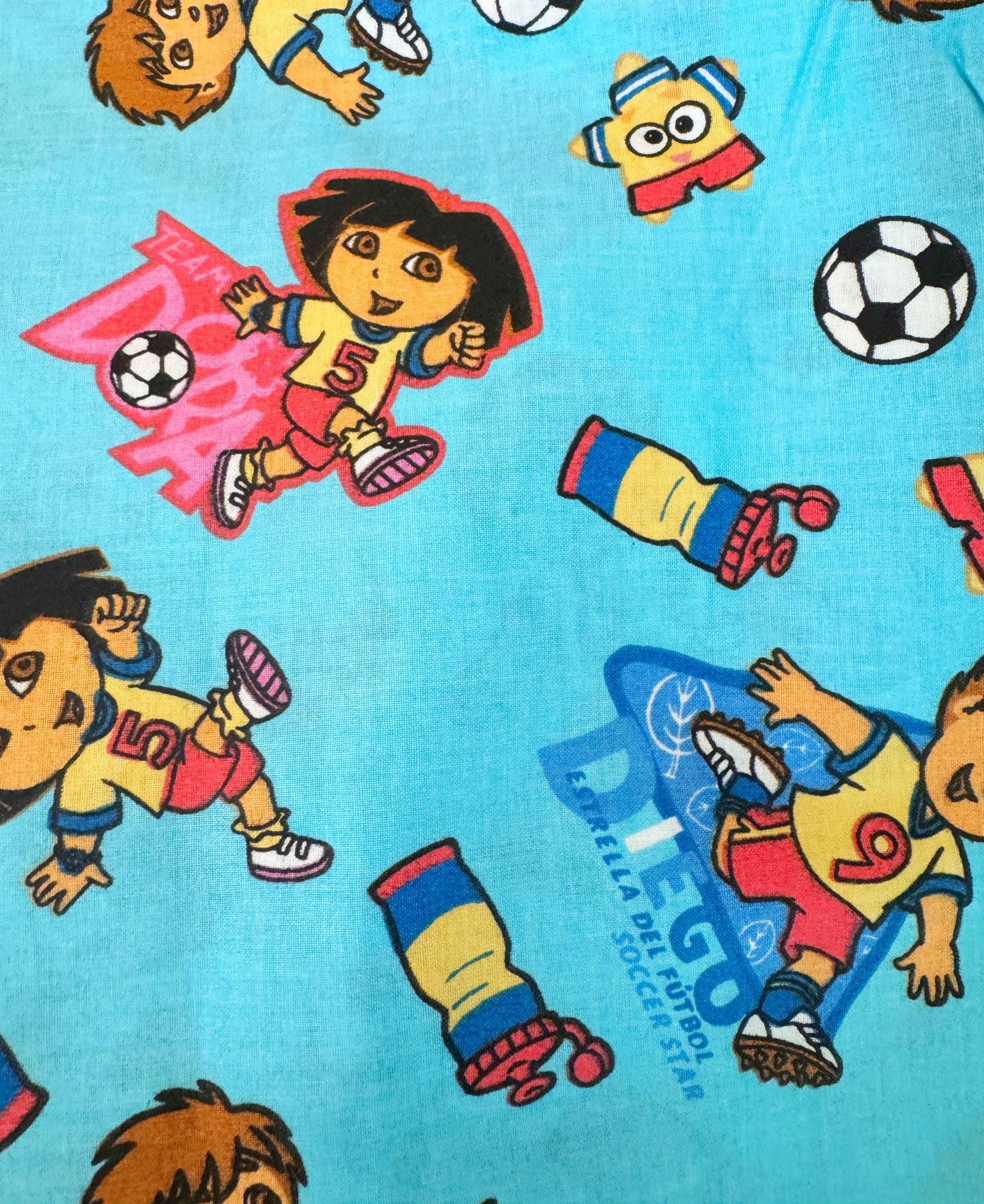 Dora The Explorer  Fabric  100% Cotton FQ   Ships 1 Business Day