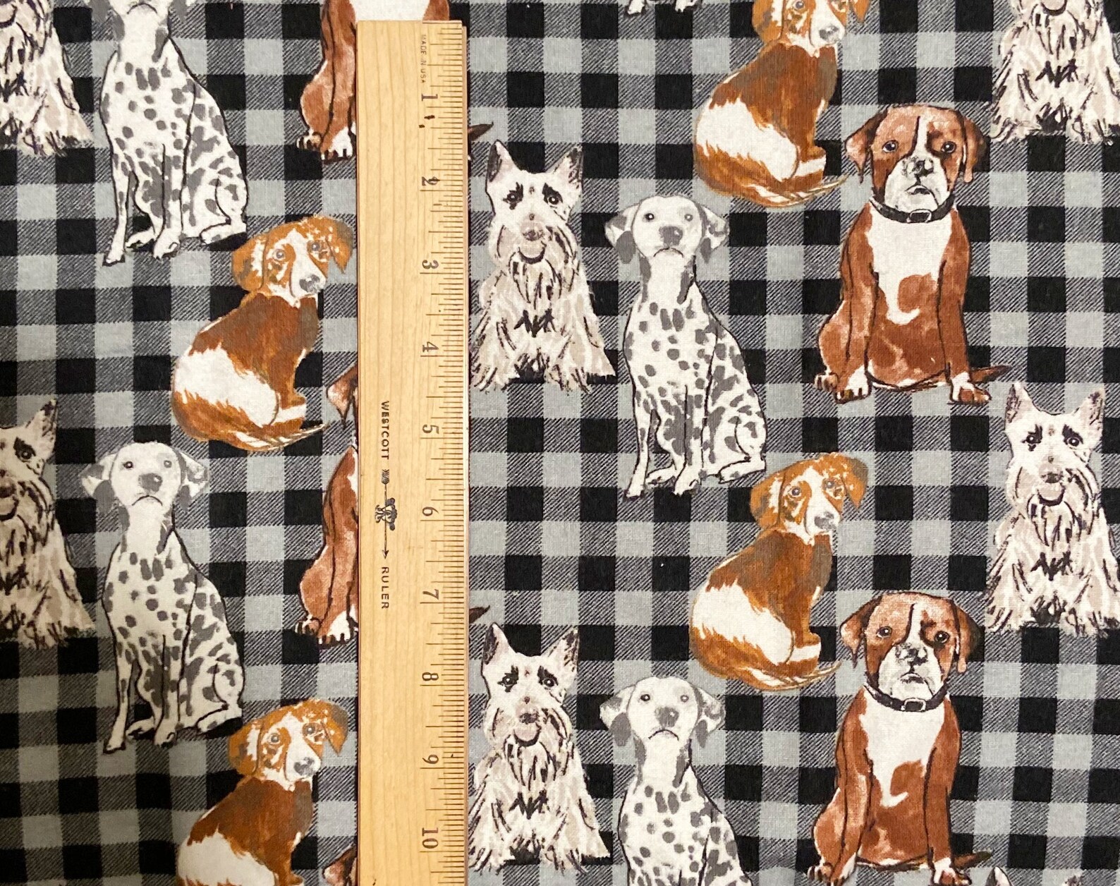 Dog Flannel Fabric Dogs Flannel Fabric Cotton Flannel FQ Etsy
