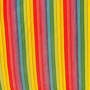Rainbow Stripe Fabric Rainbow  Cotton Quilt Fabric  100% Cotto  FQ Ships 1 Business Day