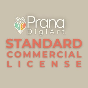 STANDARD COMMERCIAL LICENSE – Wall Art Edition | Print on Demand, No Credit Required, Unedited Use