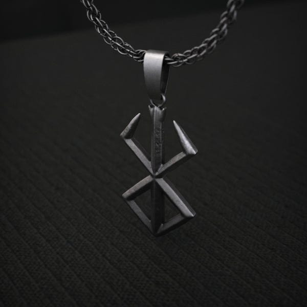 Sterling Silver Guts Pendant - Berserk Anime Cosplay Jewelry