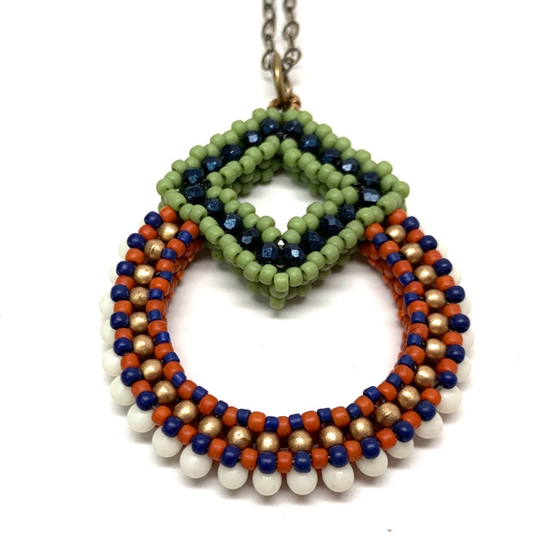 Reversible Manisha Pendant Necklace Multi Color