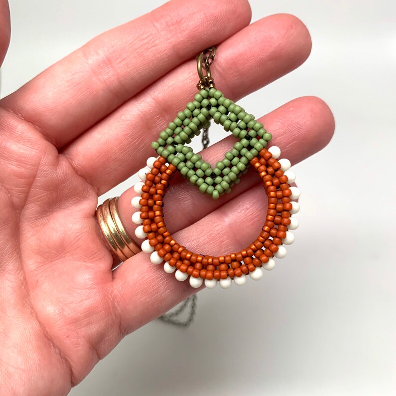 Reversible Manisha Pendant Necklace Multi Color