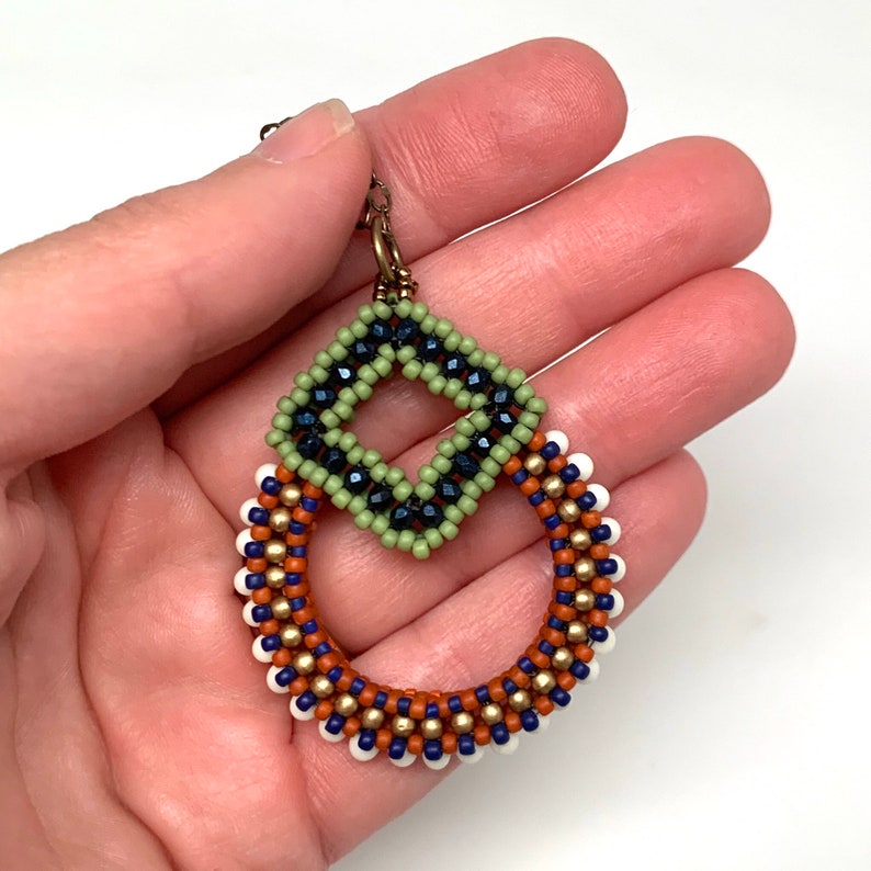 Reversible Manisha Pendant Necklace Multi Color