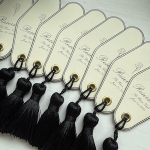 Editable Place Card Template | Hotel Key Tag Design | Wedding & Event Seating Cards | PSD and PNG | Digital Download