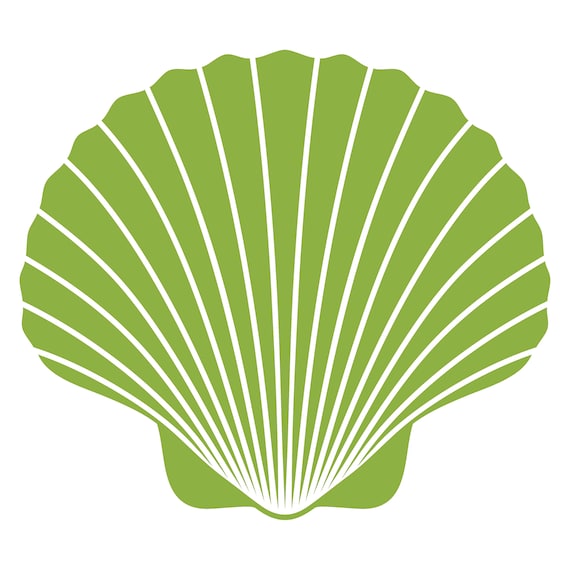 Elegant Shell Menu Design | Digital Download | PNG & Editable PSD Files for Cricut Projects