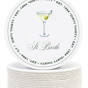 Editable Birthday Coaster Template | Dirty Thirty Coaster | Bachelorette Party Coasters | Printable Drink Coasters | Digital Download