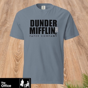 Camiseta de The Office / Dunder Mifflin Paper Company / Michael Scott / Merchandising divertido de programas de televisión / Camiseta unisex de colores cómodos / Regalo para fanáticos de The Office