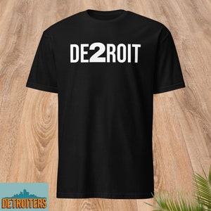 T-shirt Detroiters | De2roit-shirt | Tim Robinson Detroiters |Tim Robinson-merchandise | Cadeau voor Detroit Comedy-fan | Uniseks Gildan Softstyle-T-shirt